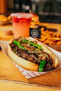 Philly Cheesesteak at Happy Place Eatery in Downtown Ventura