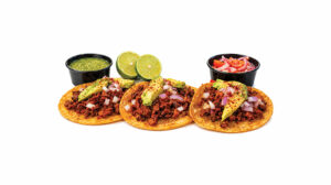 Vegan Big Poppa Pastor Tacos at Happy Place Eatery in Downtown Ventura