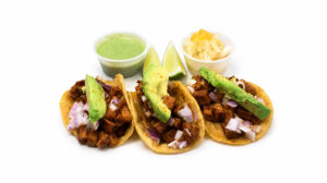 Chicken Pastor Tacos at Happy Place Eatery in Downtown Ventura