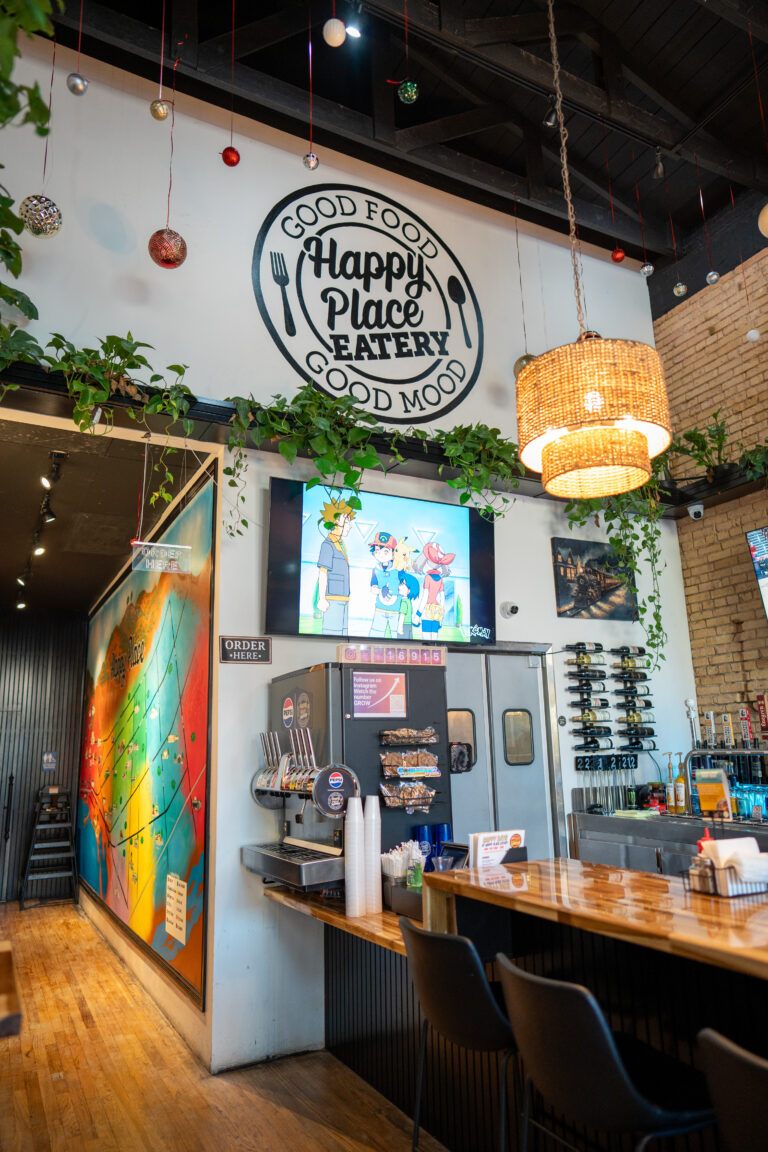 Inside Happy Place Eatery in Downtown Ventura