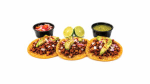 Vegan Fry Chorizo Tacos at Happy Place Eatery in Downtown Ventura