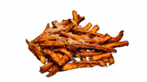 Sweet Potato Fries at Happy Place Eatery in Downtown Ventura