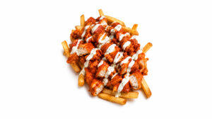 Western BBQ Loaded Fries at Happy Place Eatery in Downtown Ventura